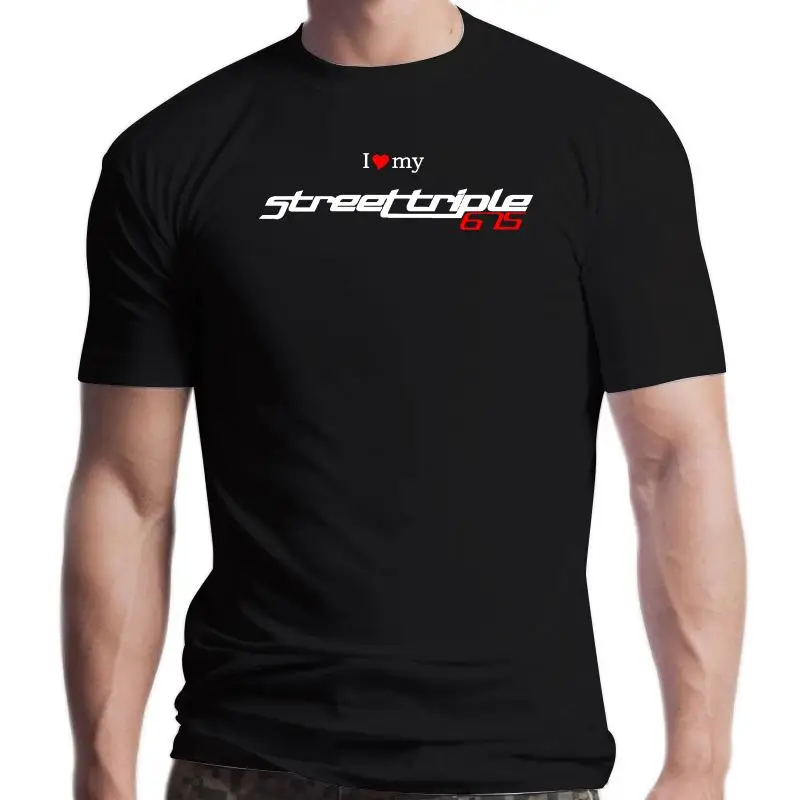 

T Shirt Baru Sepeda Motor Pria Custom Street Triple 675 S M L Xl Xxl
