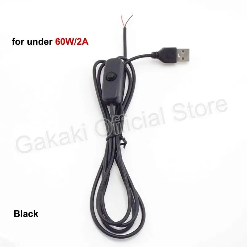 

USB кабель-удлинитель для светодиодной ленты с выключателем 1 метр