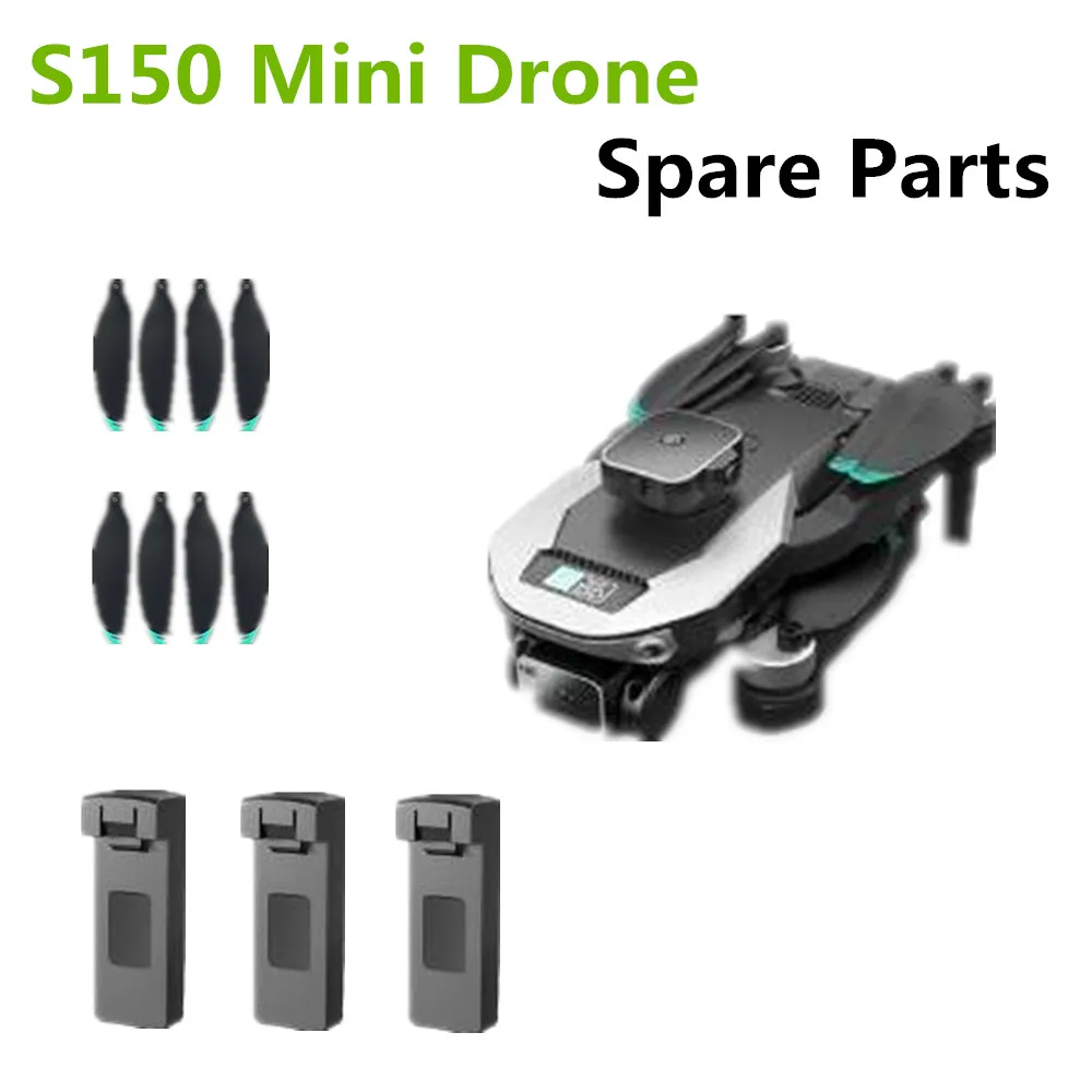 

3.7V 2000mAh Battery / Propeller Maple Leaf For S150 Mini Drone S150 Dron Spare Parts