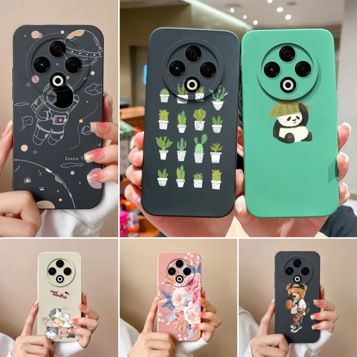 Чехлы для Tecno Spark 30 забавный чехол с астронавтом жидкий мягкий силиконовый