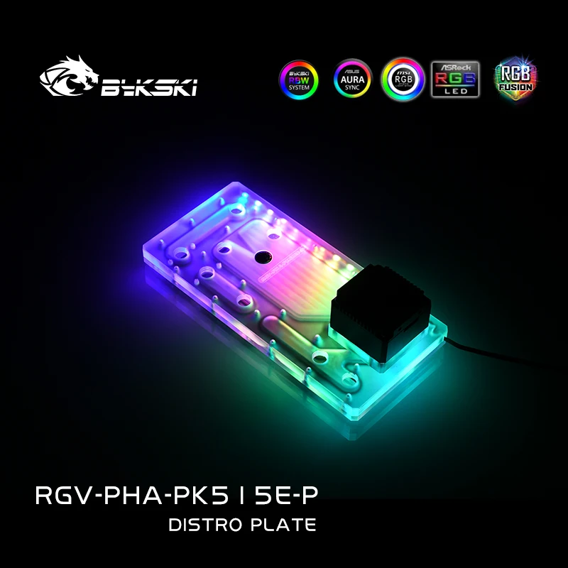 Размерная пластина Bykski RGV-PHA-PK515E-P для Phanteks PK515E корпус компьютера прозрачная
