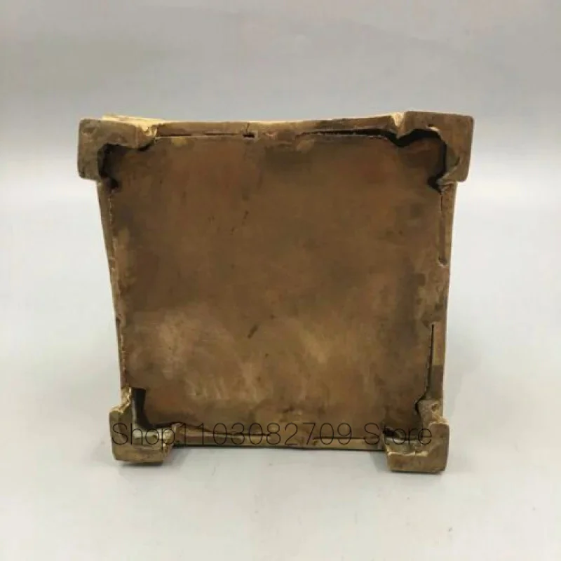 Китайская античная бронзовая скульптура Fortune God Wind Water Collection Decoration