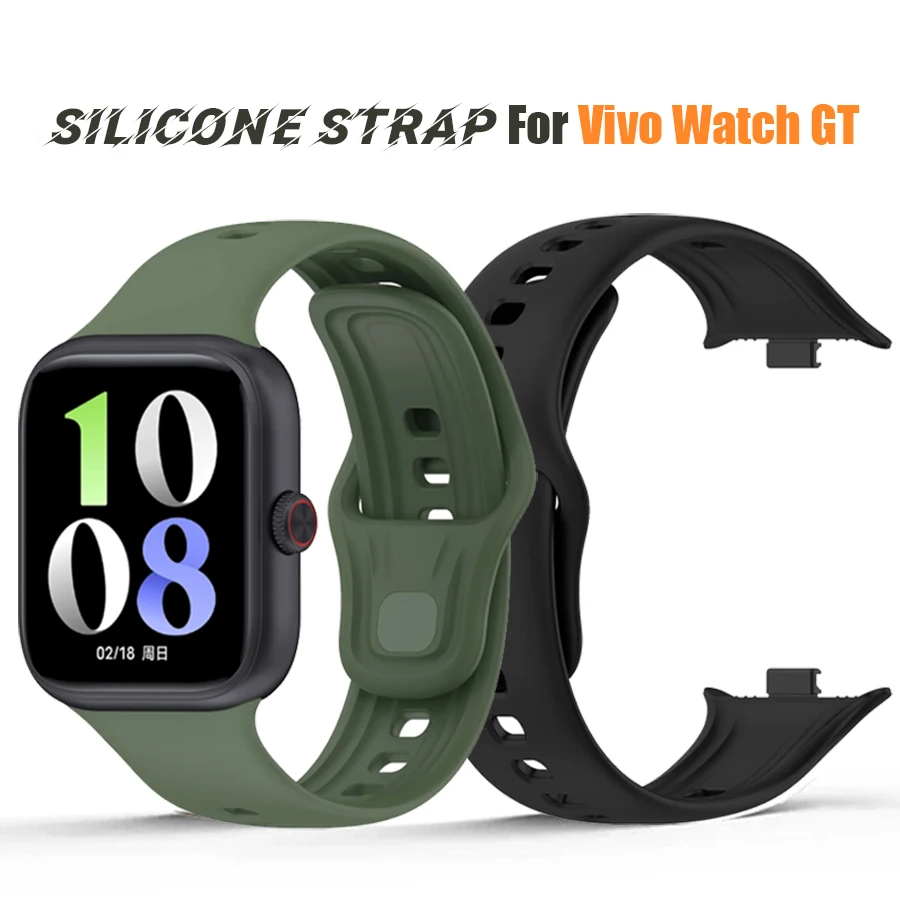 Модный силиконовый ремешок для наручных часов Vivo WATCH GT умных браслет vivo Watch с