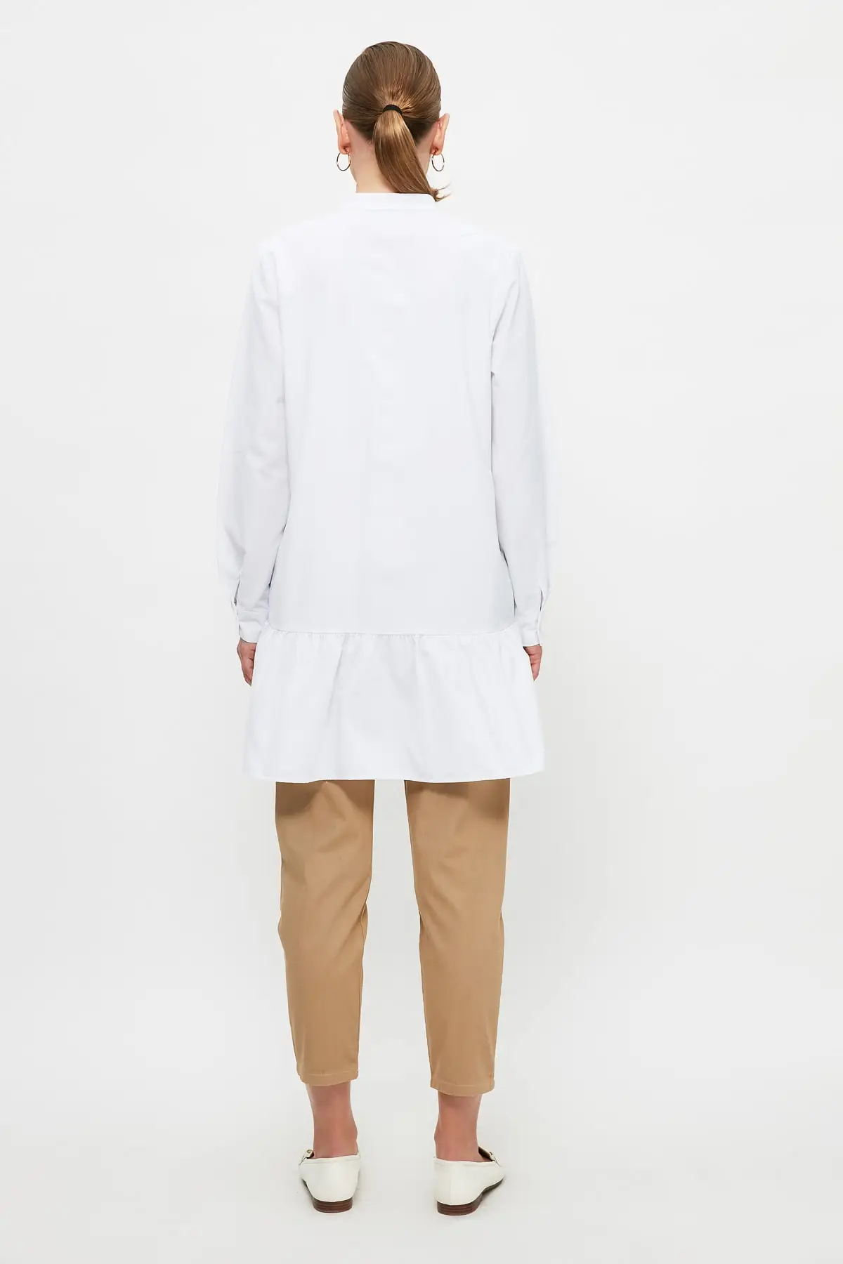 

Trendyol Restraint Collar Tunic TCTSS21TN0373