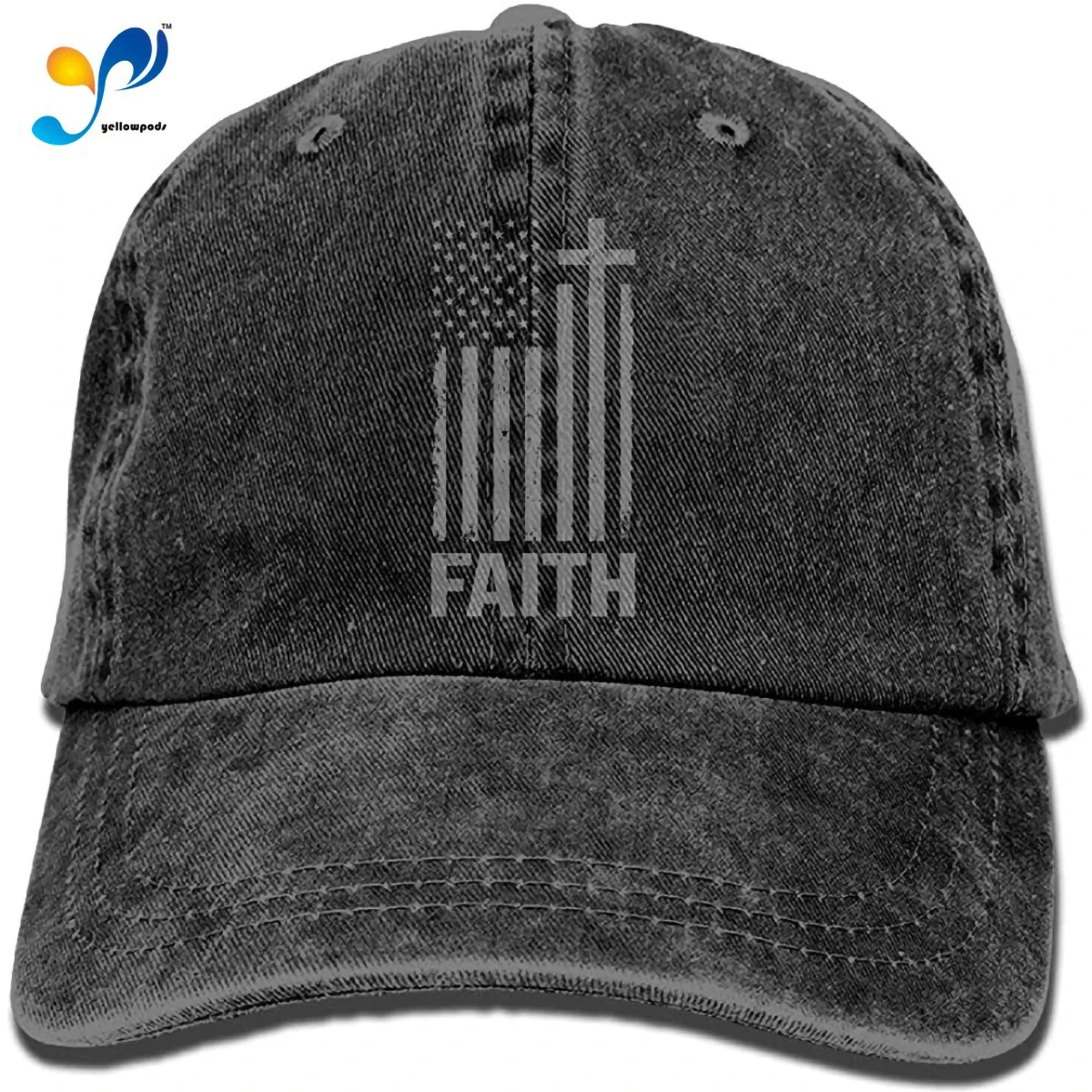 

Christian Distressed White USA Flag Vintage Adjustable Baseball Caps Jeans Sun Hat Sombreros De Mujer Y De Hombre.