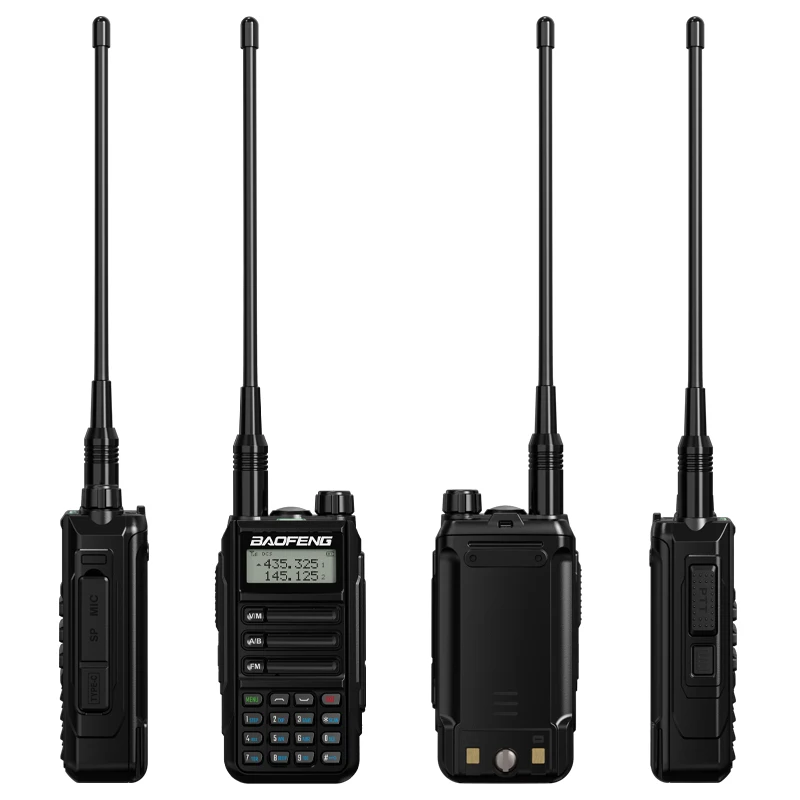 Baofeng UV 16 Pro Walkie Talkie Long Range UV16 Rechargeable 2 Way Cb Ham Radio Type-C Cable with 5800mAh Li-ion Battery UV82 5R