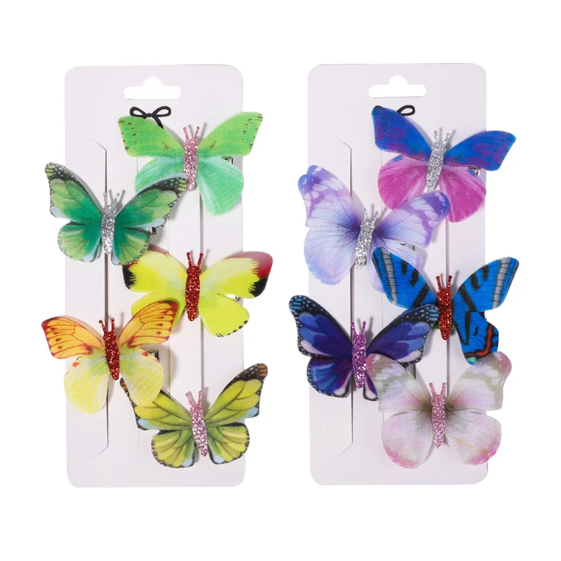 

5pcs/set Butterfly Hair Clips for Women Wedding Photography Head Clips Hairpin Hairgrips Decoration Girls Kids Hair Accessories