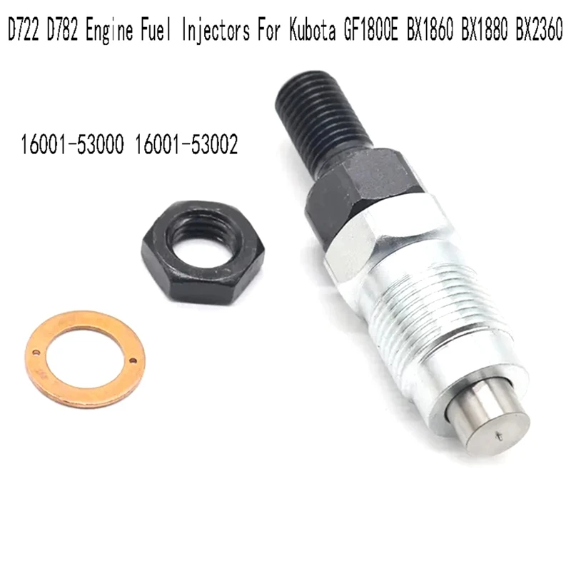 Топливные форсунки двигателя D722 D782 для Kubota GF1800E BX1860 BX1880 BX2360 16001-53002