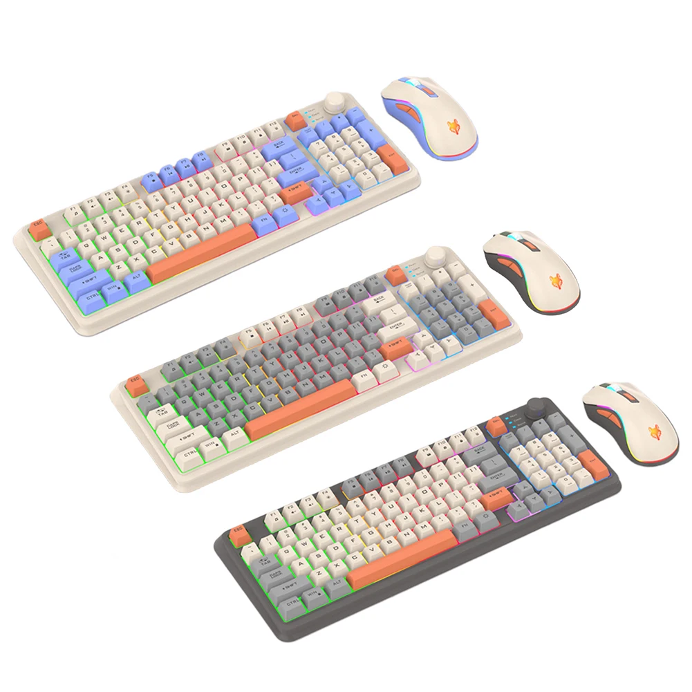Игровая клавиатура K82 с RGB-подсветкой и USB-портом