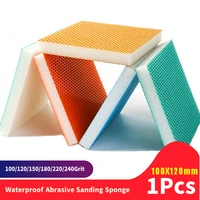 1pcs high quality wet dry polishing sanding sponge block pad set sandpaper assorted grit abrasive tools car paint finishing