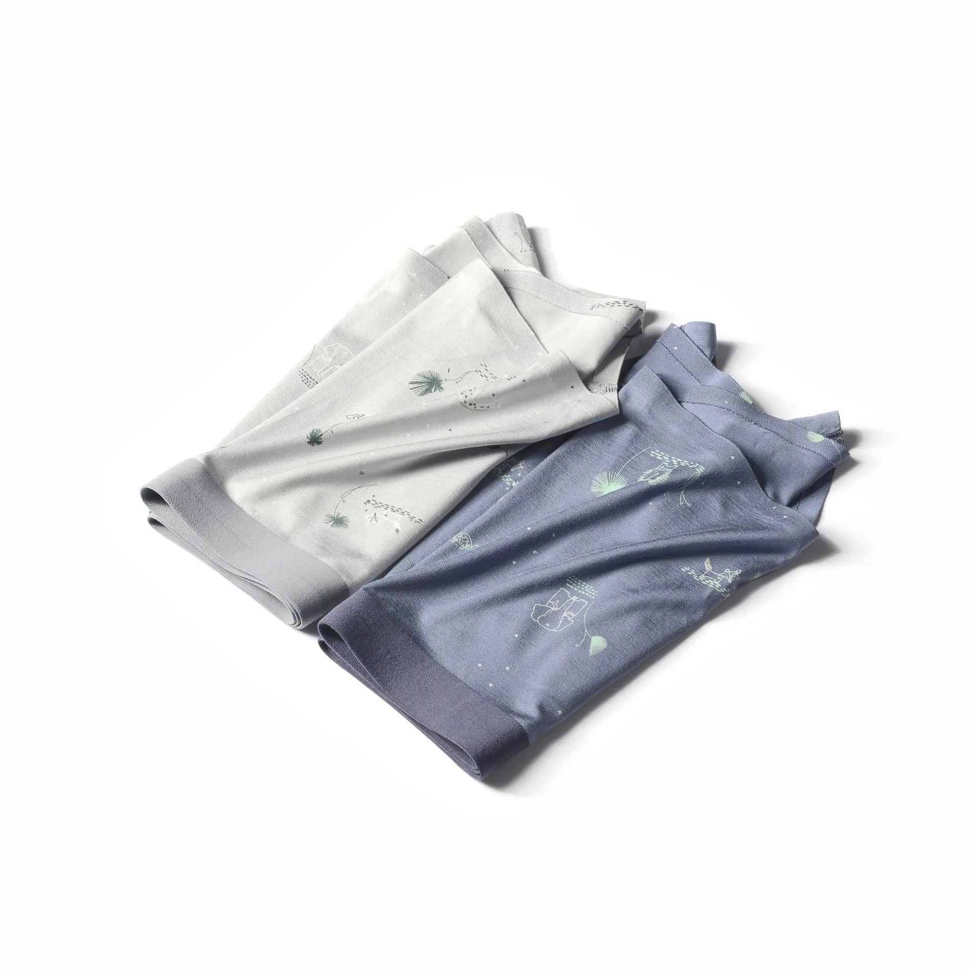 20PCS Breathable Modal Men's Boxers Four Seasons Universal Skin-friendly Male's Boxer Shorts Mid-waist Printed Underwears Pants