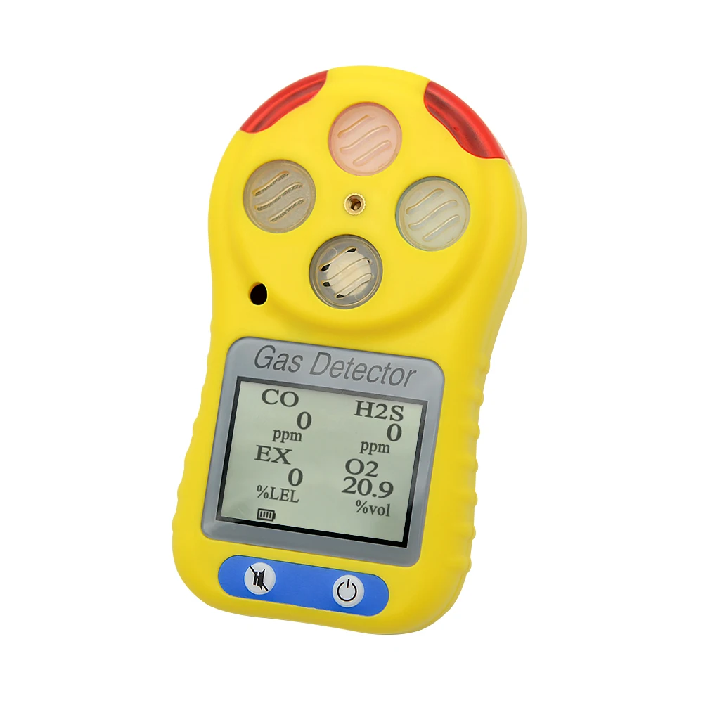 

Handheld multi gas analyzer h2s co ch4 o2 rechargeable battery