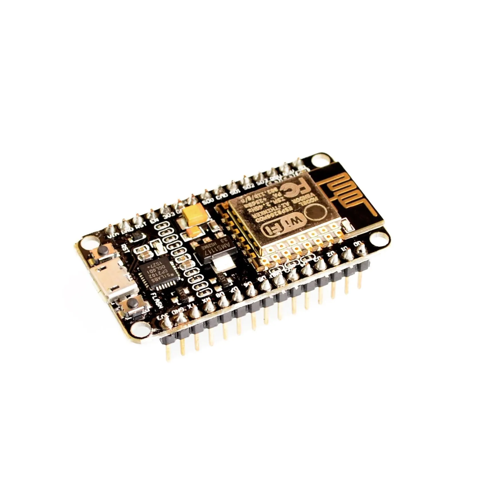 Беспроводной модуль NodeMcu Lua WIFI Интернет вещей макетная плата на основе ESP8266 CP2102 с антенной pcb и usb-портом