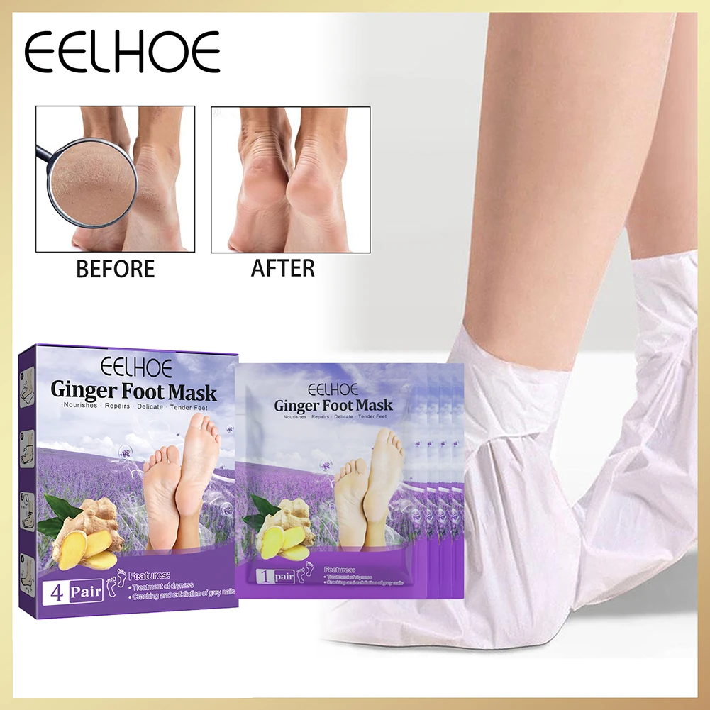 

Foot Peel Mask Moisturizing Whitening Exfoliating Foot Mask Callus Remover for Feet Foot Cream for Heel Natural Plant Skin Care
