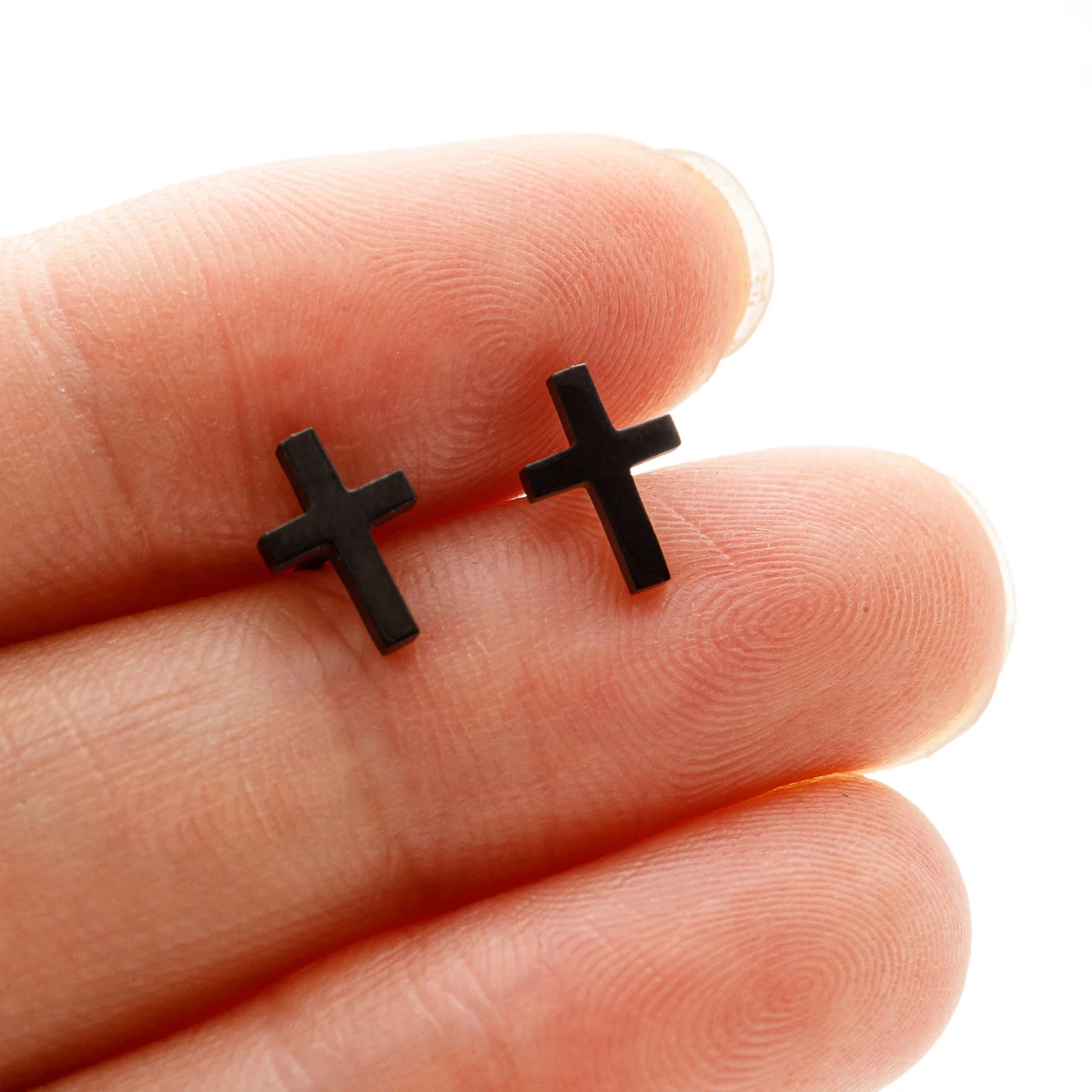 Женские Геометрические серьги-гвоздики из нержавеющей стали