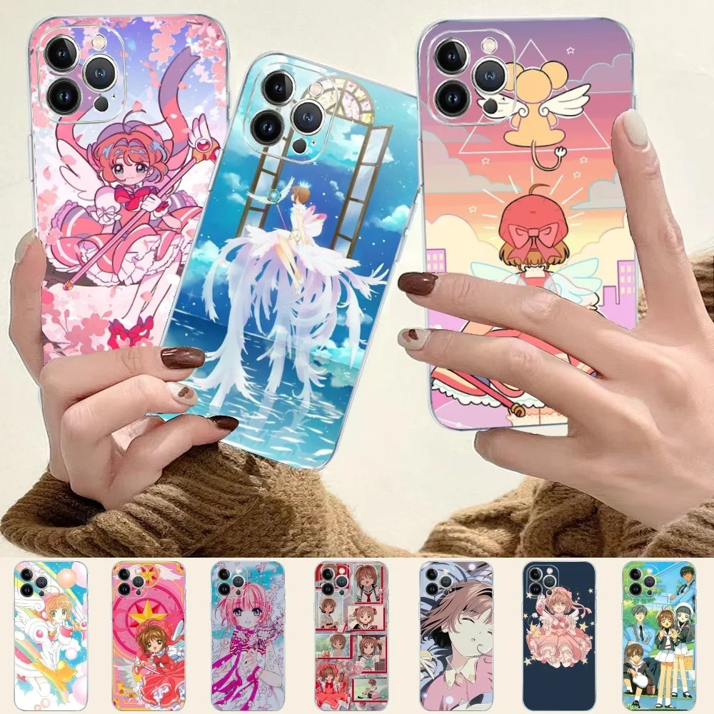 

CardCaptor Sakura Phone Case For IPhone 8 7 6 6S Plus X SE 2020 XR XS 14 11 12 13 Mini Pro Max Mobile Case