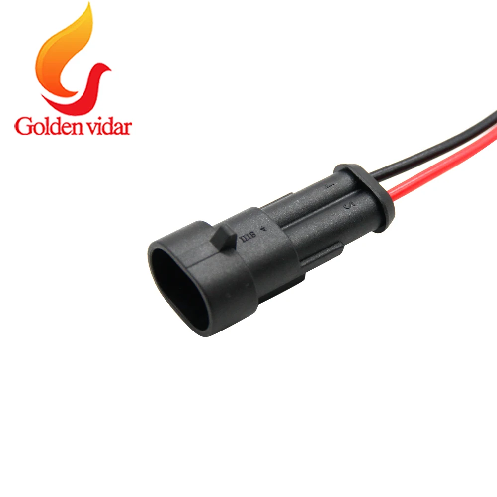 100 шт/лот автозапчасти дизельный двигатель впрыска штепсельная вилка DEN-005 для denso