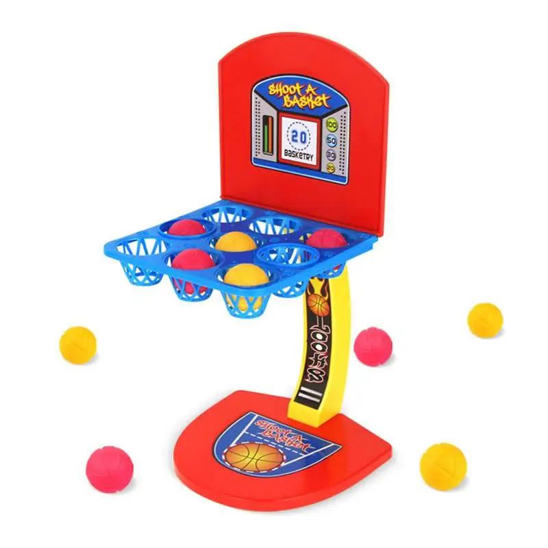 

Desk Basketball Basketball Bouncing Game Parent-Child Interactive Competition Toy For Fun Kids Girls Children