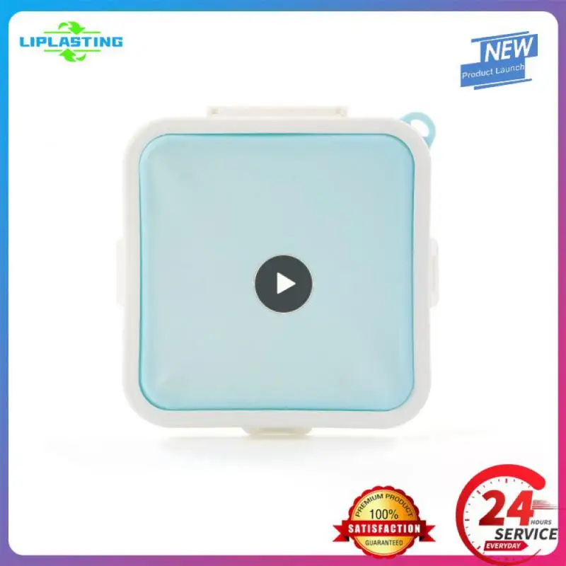 

Hamburger Fixed Rack Holder Reusable Microwave Lunch Box Food Storage Case Food Storage Container Portable Sandwich Storage Box