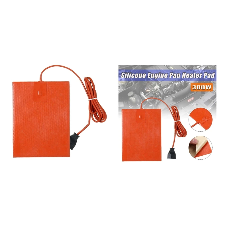 

Автомобильная масляная кастрюля, поддон, резервуар, нагреватель, 300 Вт, силиконовая масляная нагревательная Подушка, масляный бак двигателя...