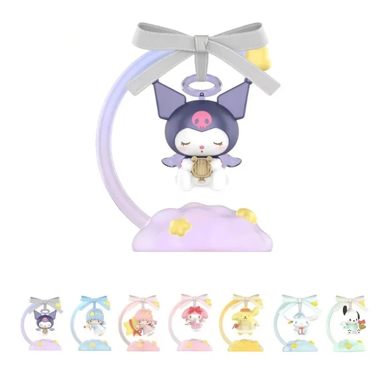 

Sanrio Hello Kitty Star Angel Night Lamp Cute Kawaii Action Figures Kuromi Pochacco Anime Room Figurine Toys Girls Gift