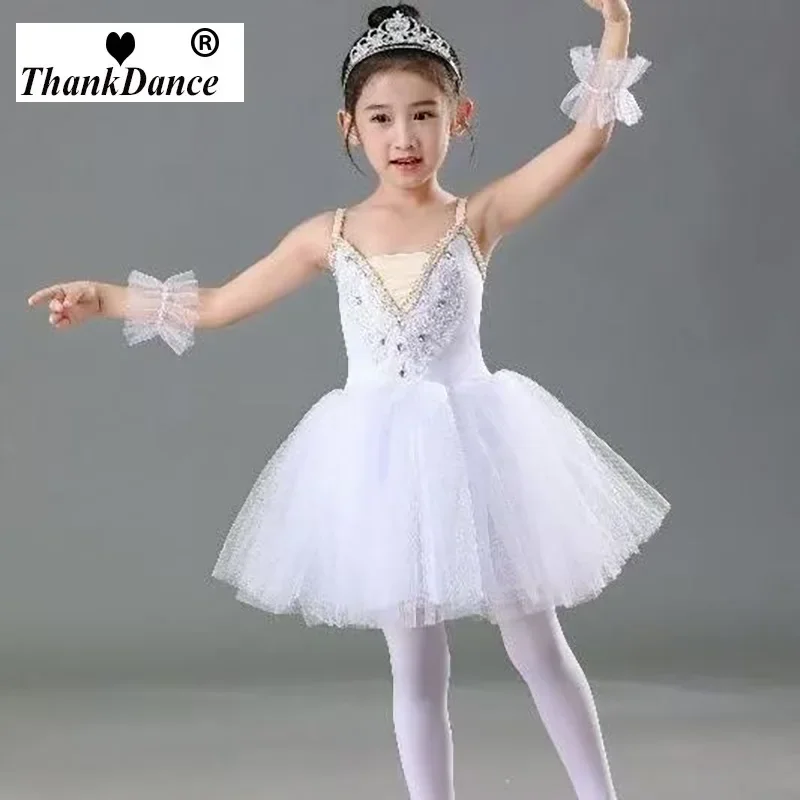 Фото Профессиональный балетный костюм yesGirl Princess Dress для девочек, балетные костюмы-пачки, одежда для выступлений и танцев на сцене №5