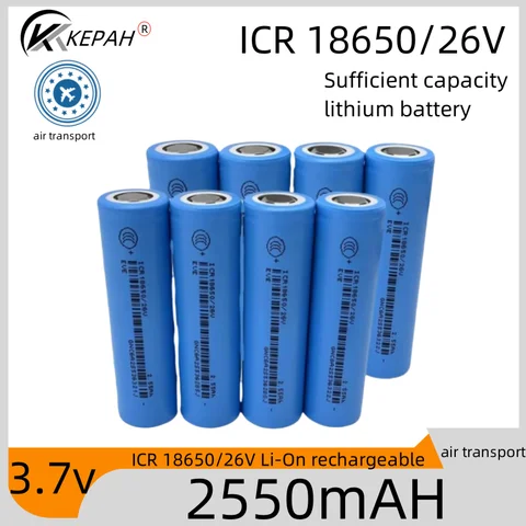 Литий-ионный аккумулятор KEPAH ICR18650-26V 2550 мАч