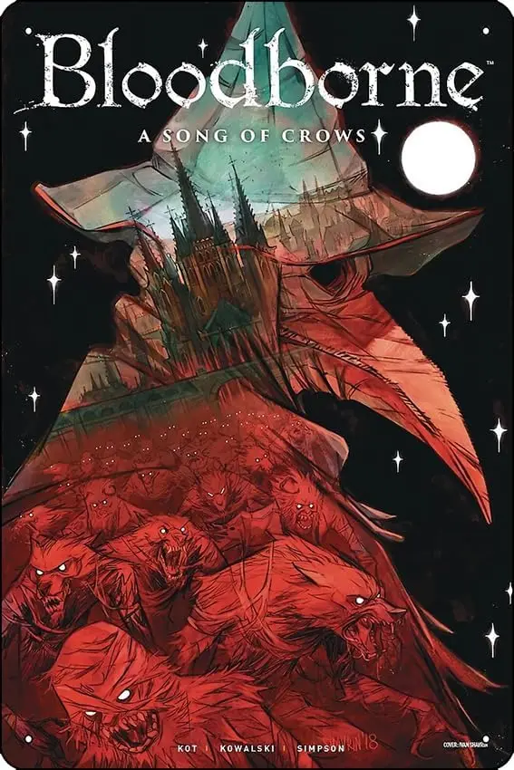 Bloodborne песня ворон игровой постер 8x12 дюймов забавный металлический жестяной знак