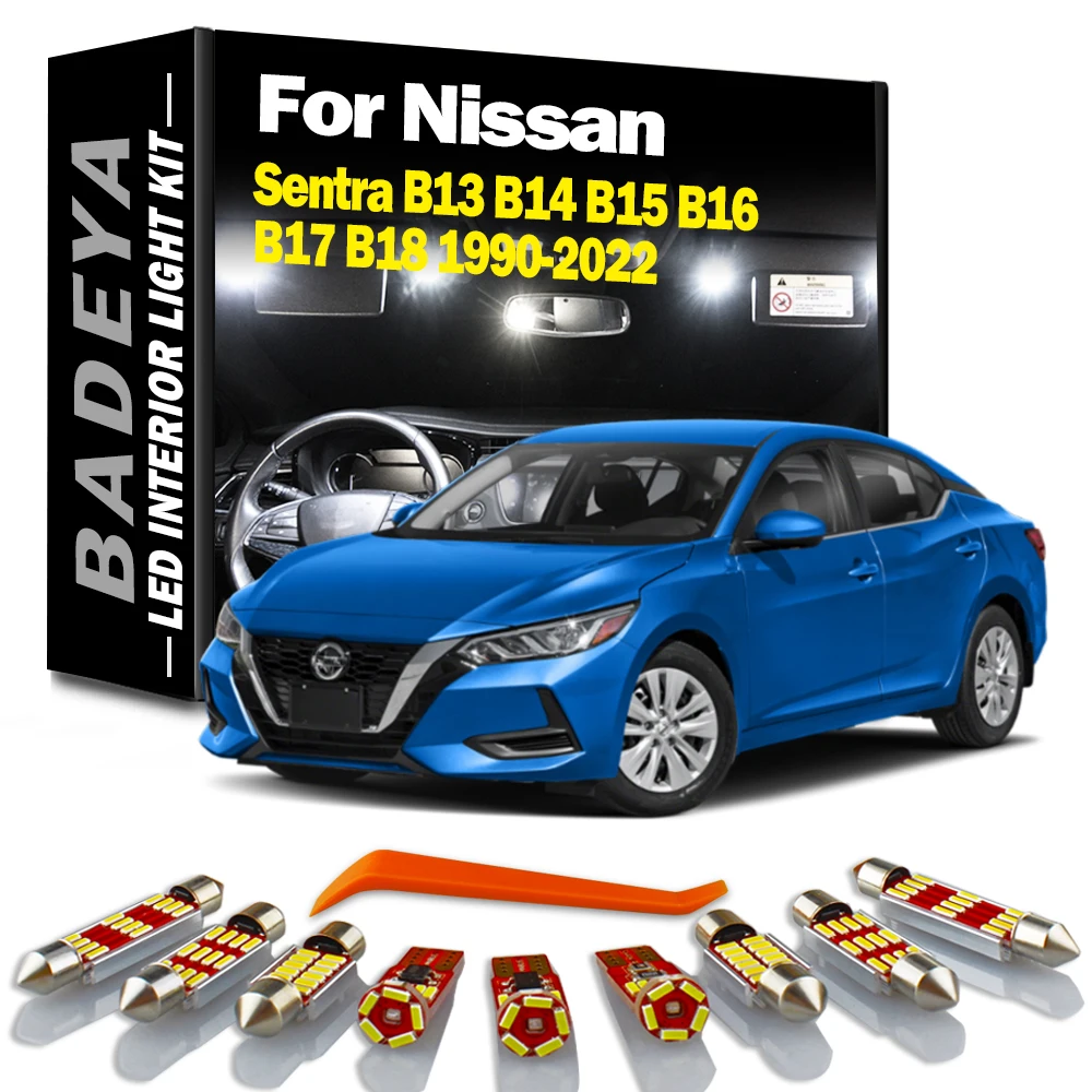Детская лампа BADEYA для Nissan Sentra B13 B14 B15 B16 B17 B18 1990-2017 2018 2019 2020 2021 Автомобильные