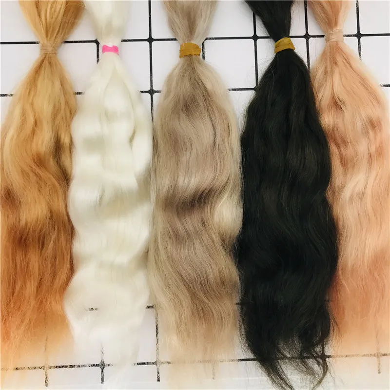 Кукла реборн из чистого мохера натуральная черная/белая 11 цветов кукла ручной