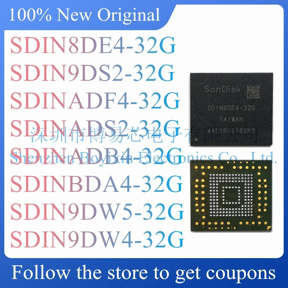NEW SDINBDA4-32G SDIN8DE4-32G SDINADB4-32G SDINADF4-32G SDINADS2-32G SDIN9DS2-32G SDIN9DW4-32G SDIN9DW5-32G