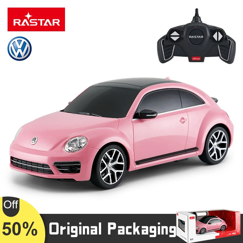 1:14 Volkswagen The Beetle Vintage With Lights RC Car Toy 1/24 2.4GHz Remote Control Drift Sports Car Vehicle Toys for Kids Gift