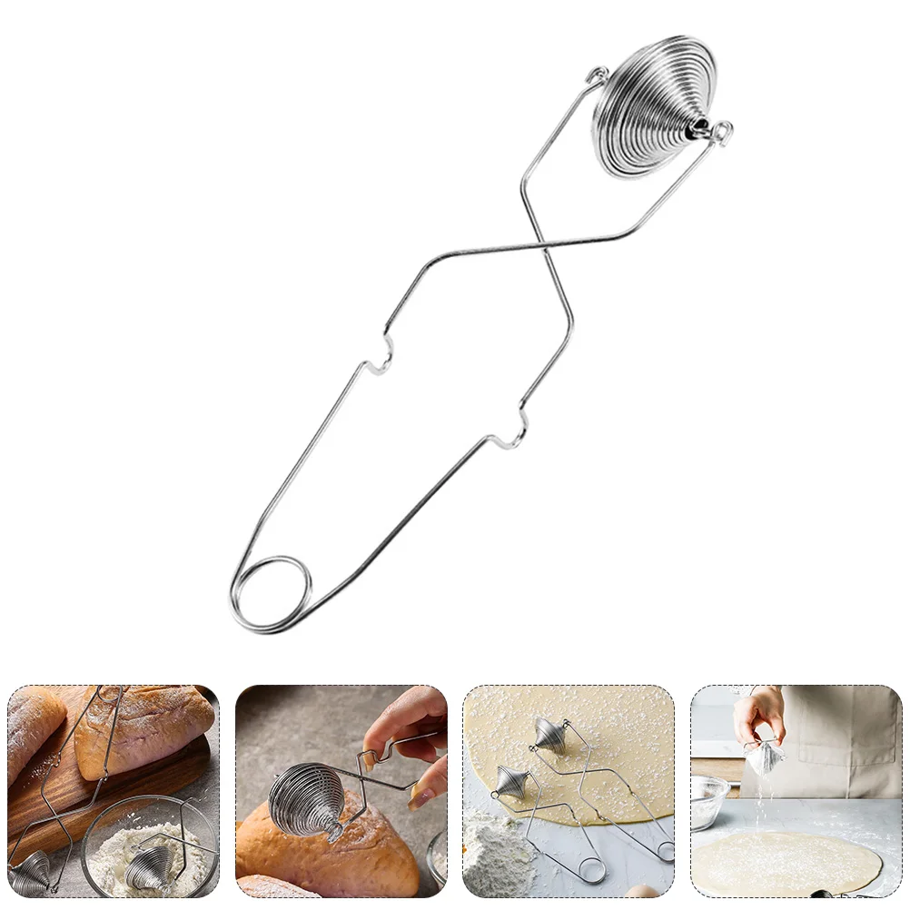 

Flour Sifter Baking Sieve Sugar Dustingwand Skimmer Shaker Duster Mesh Strainer Kitchen Sifting Net Hand Wands Colander Sifters