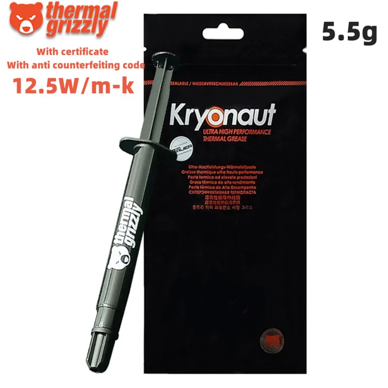 

GermanyKryonaut Violent Bear Heatdissipation Siliconegrease Thermal Conductivity Silicone Cpu Thermal Paste Graphics Cardcooling
