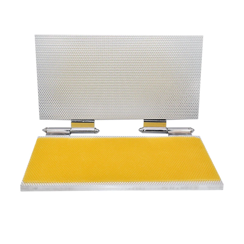 

Full Aluminum Beeswax Embossing Mold Machine Printer Beewaxs Foundation Sheet Mold Cell Size 5.3mm or 4.9mm Optional Equipment