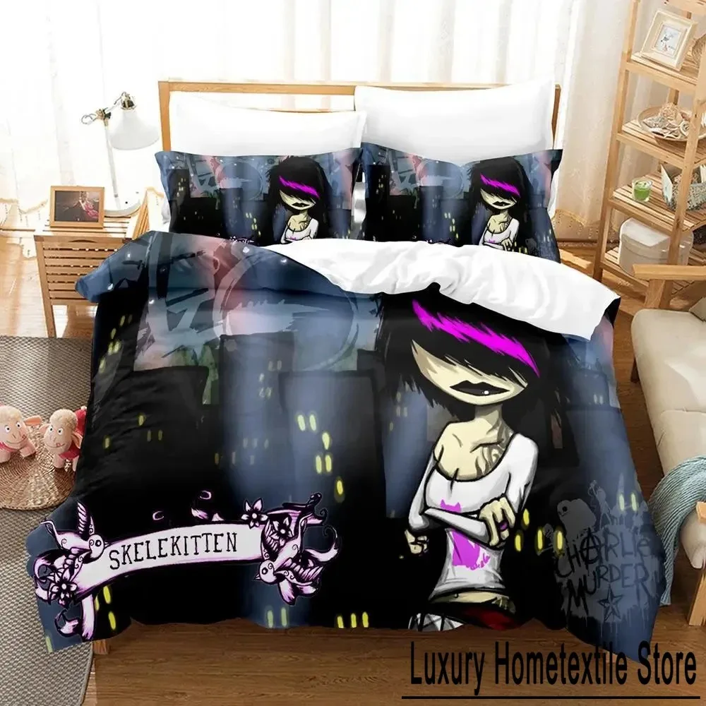Charlie Murder Bedding Set Single Twin Full Queen King Size Bed Adult Kid Bedroom Duvet cover Sets Anime parure de lit
