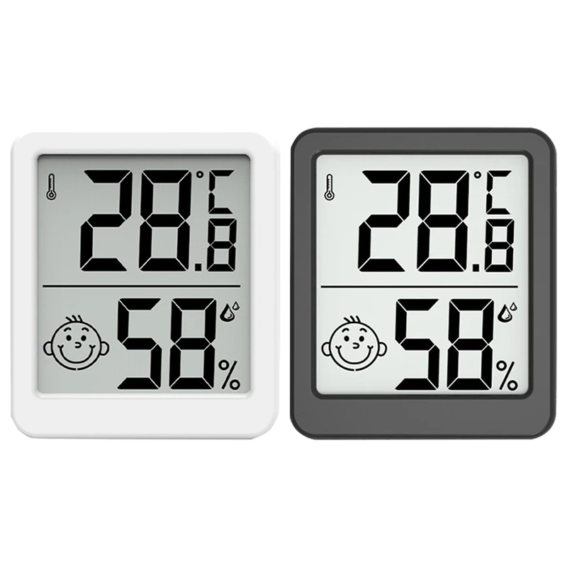 2PCS Indoor Room Electronic Temperature Humidity Meter Senso