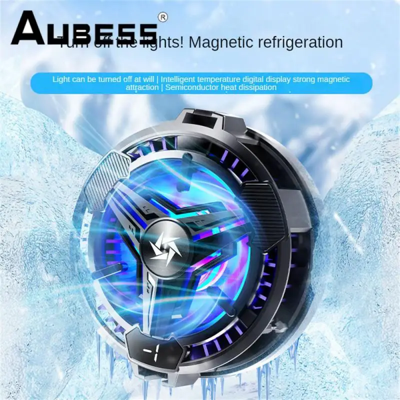 

Phone Heat Sink 4.5-6 Inch Mobile Phone Faster Cooling Speed Secure Enhanced Refrigeration Digital Display Game Cooler Radiator
