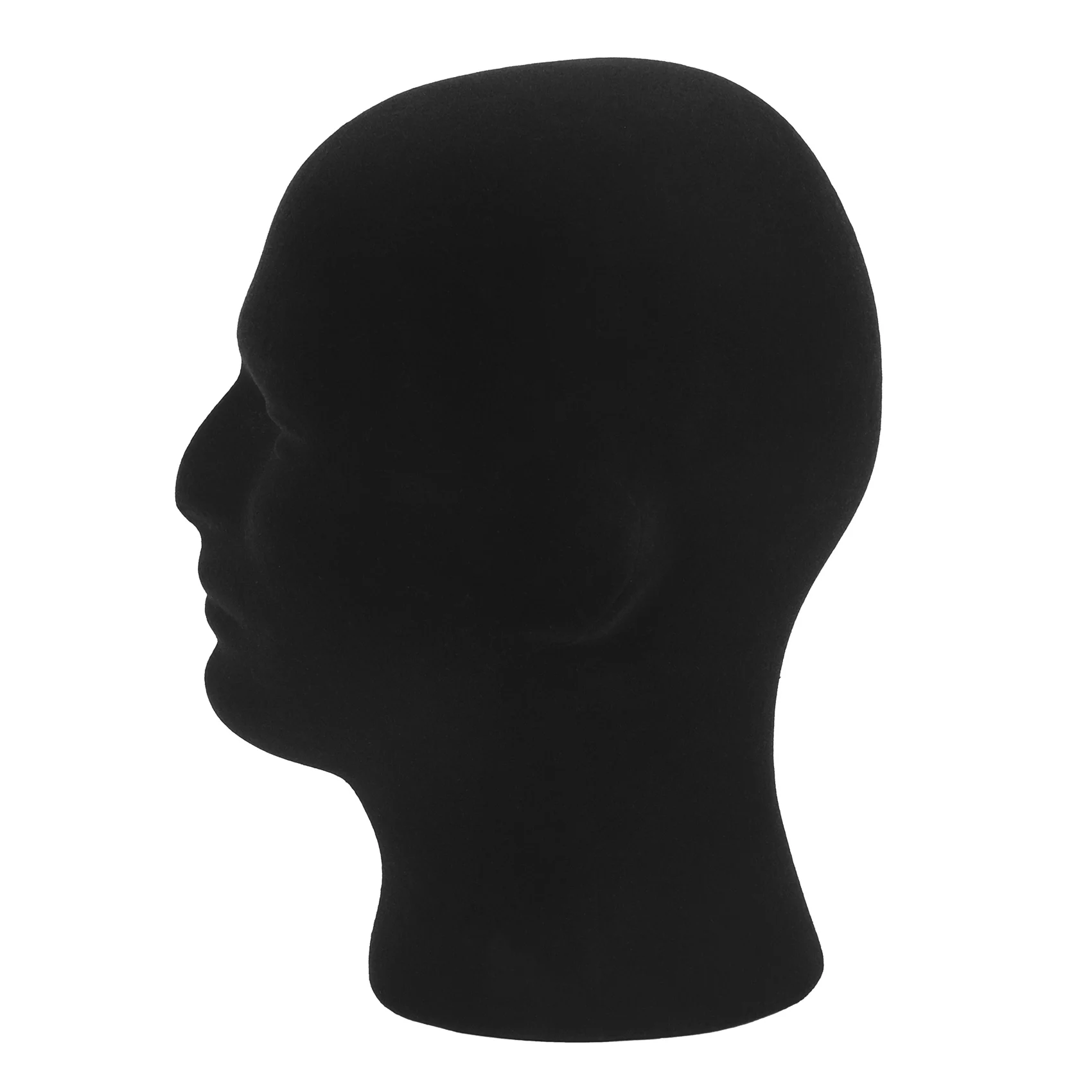 

Мужской пенопластовый Манекен Модель Манекен-голова Wigs Glasses Cap Display Stand Black