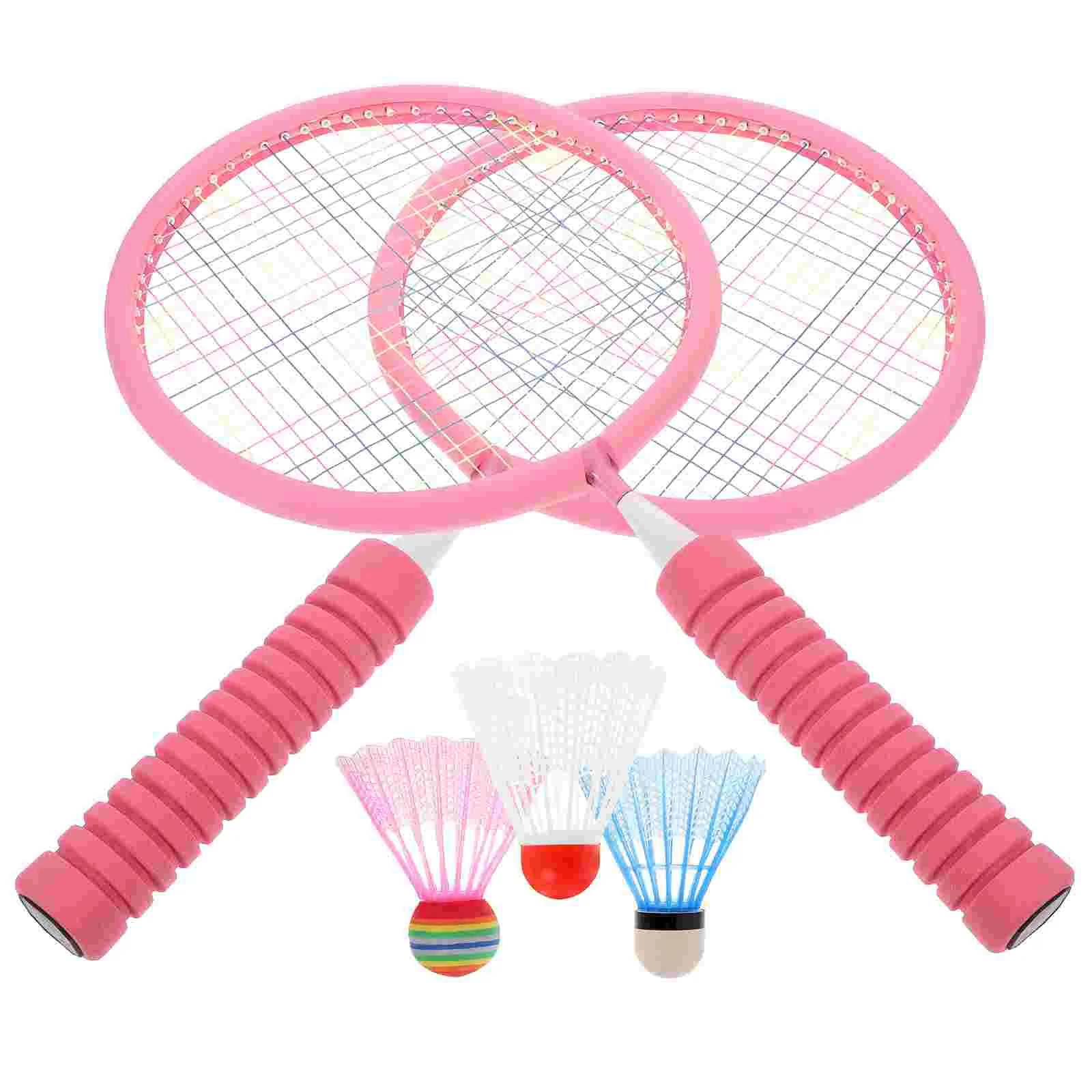 

Детская ракетка для бадминтона, спортивные игровые принадлежности, защитный чехол, кронштейны, нейлоновый игровой инструмент для детей
