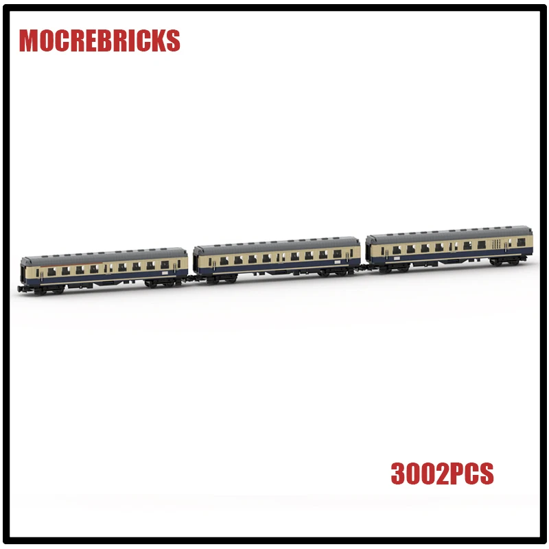 Роскошные Экспресс-поезда MOC eilzugbyl 421 наборы железнодорожных карет