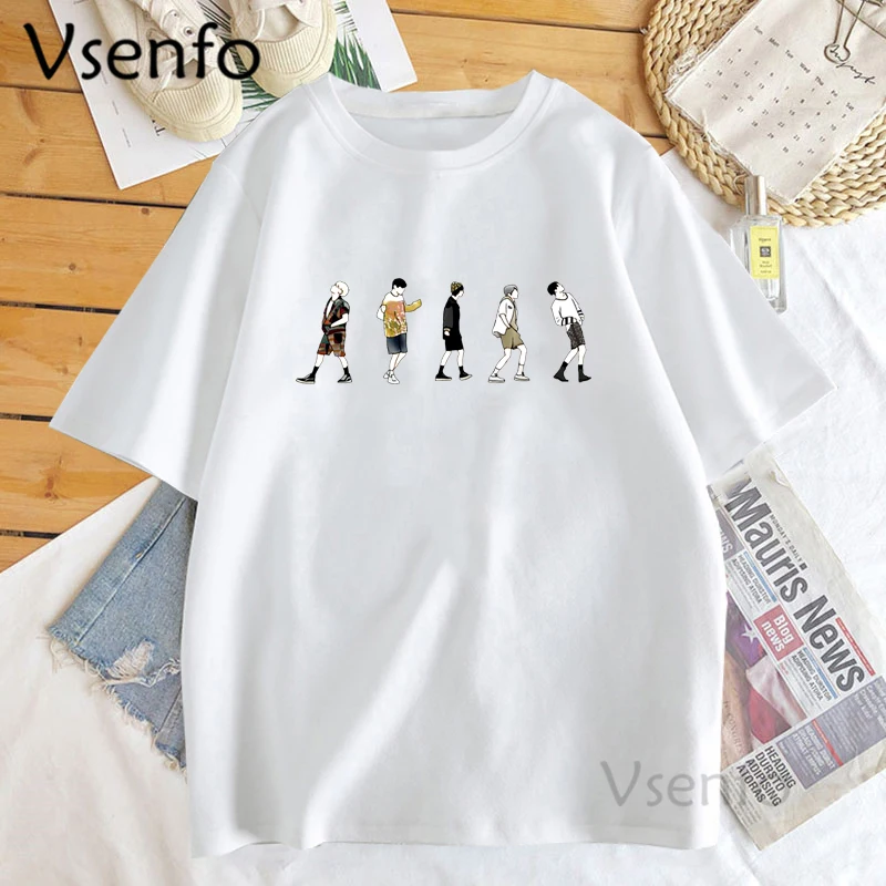 Футболка с графическим принтом для мальчиков Хлопковая женская футболка