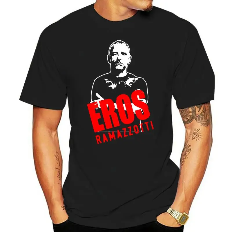 

T-SHIRT EROS RAMAZZOTTI music rock vasco pausini ligabue Cool Casual pride t shirt men Unisex New Fashion tshirt Loose Size