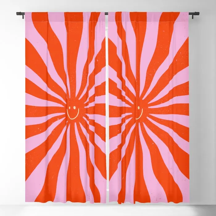 

Ретро Солнцезащитные винтажные светонепроницаемые шторы 70-х, оконные шторы с 3D принтом для спальни, гостиной, декоративные оконные шторы