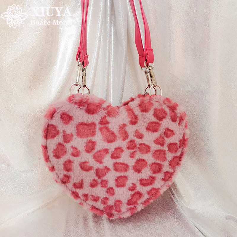 Сумка на плечо Xiuya Женская в японском готическом стиле саквояж форме сердца из