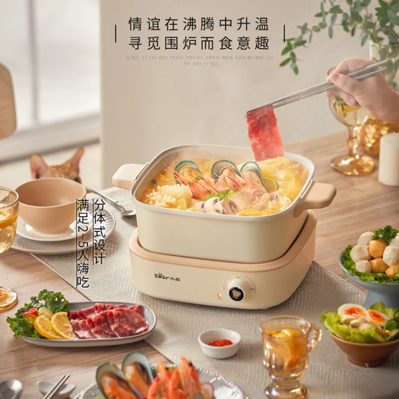 

Электрический антипригарный Многофункциональный антипригарный станок для жарки и фондю, 4 л