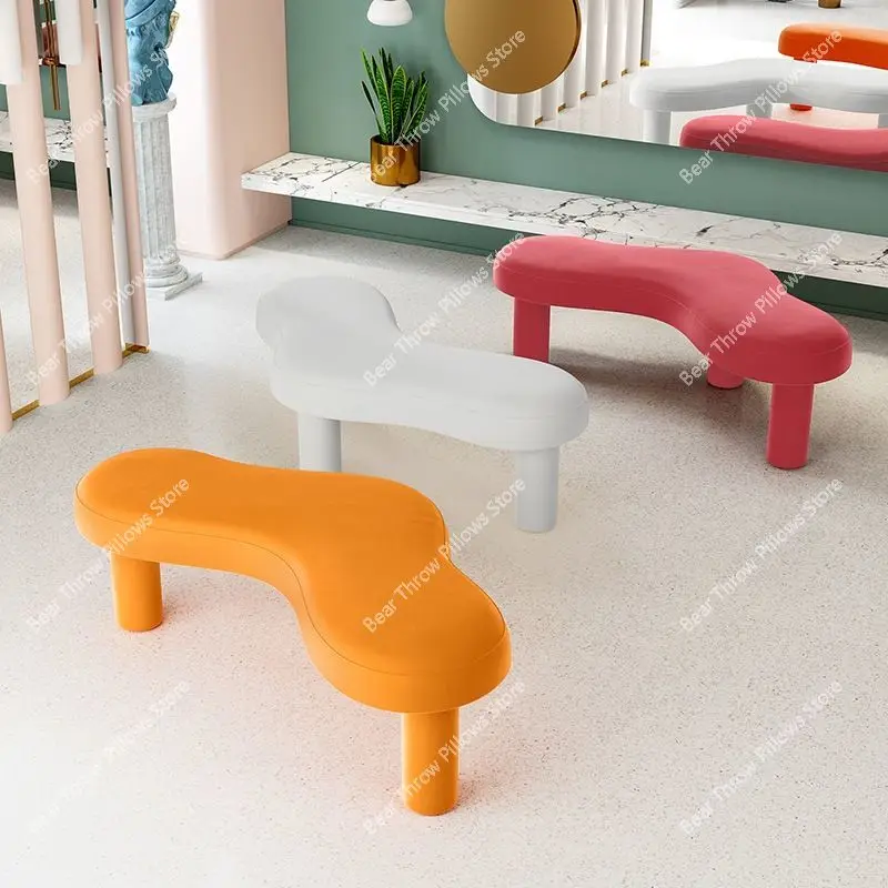 Скандинавский современный простой стул для дома креативный дивана тканевая