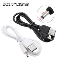 1pcs usb to dc3 51 35mm round power cord hole mini speaker charging cable 5v applicable to the equipment with the same inerface