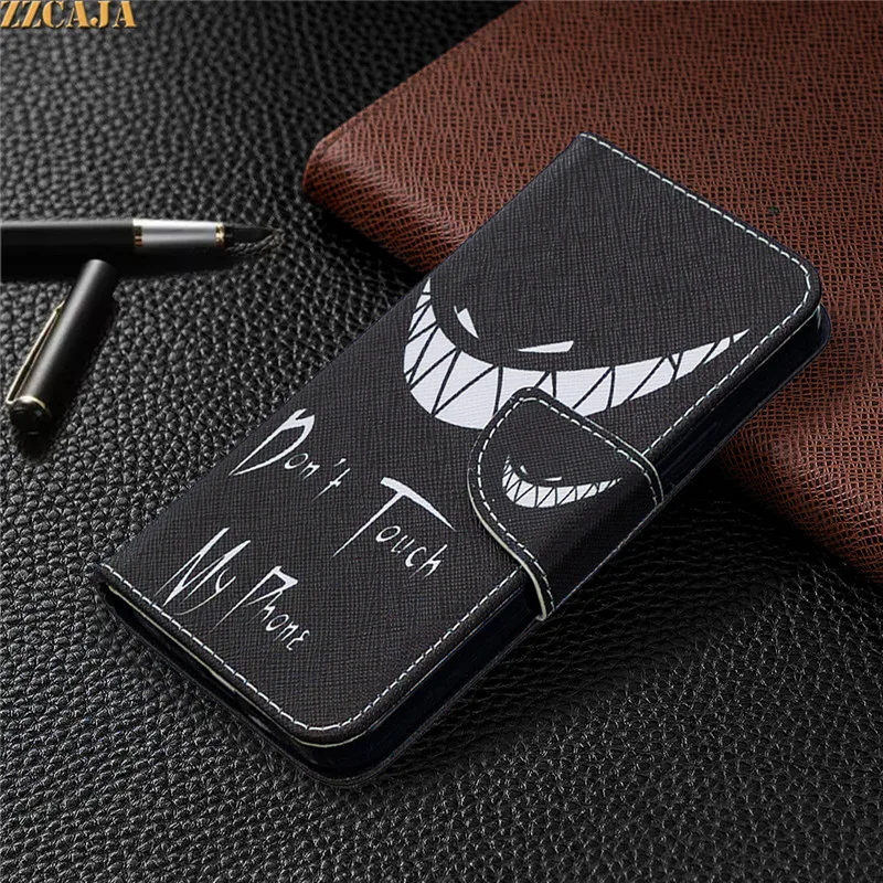 Ни для чего телефон 1 чехол Кожаный флип ни для чего Телефон Одна крышка Слоты для карточек Кошелек для наличных монет Мультфильм Нарисованные искусства Растения Животные