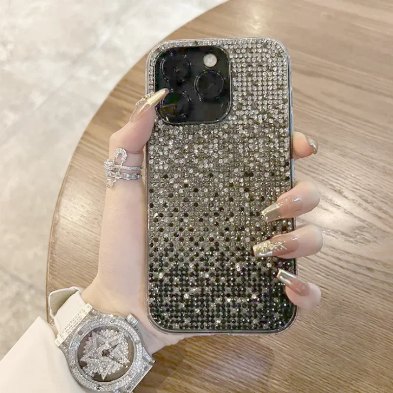 Роскошный Защитный Чехол С Бриллиантами Для Iphone 15/14/13/12/11 Pro Max